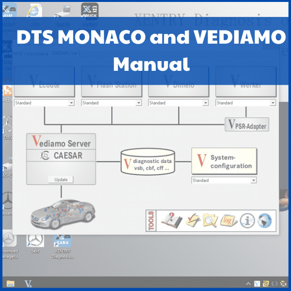 DTS Monaco Mercedes инструкция на русском. Установка vediamo slave.